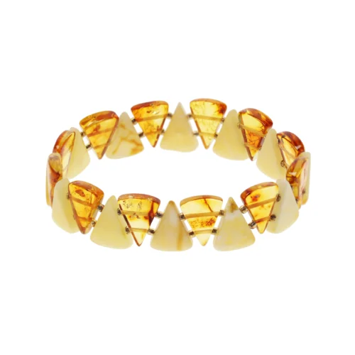Natūralaus Baltijos gintaro apyrankė „Auksinis rytas“