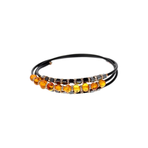 Natūralaus Baltijos gintaro apyrankė „Baltijos banga“