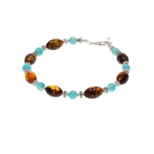 Natūralaus Baltijos gintaro apyrankė „Vasarios dvelksmas“