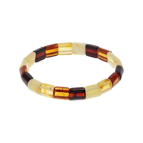 Natūralaus Baltijos gintaro apyrankė „Šviesos ir gintaro derinys“