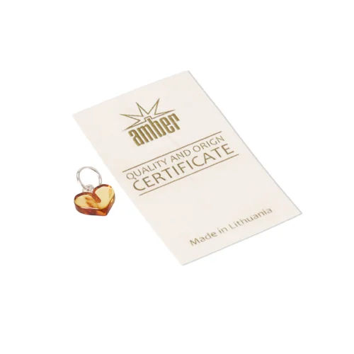 Natūralaus Baltijos gintaro pakabukas „Šviesos dvelksmas“